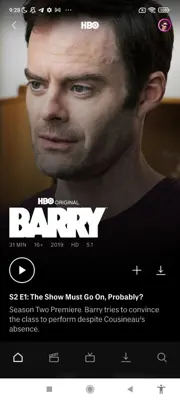 HBO Max android App screenshot 2